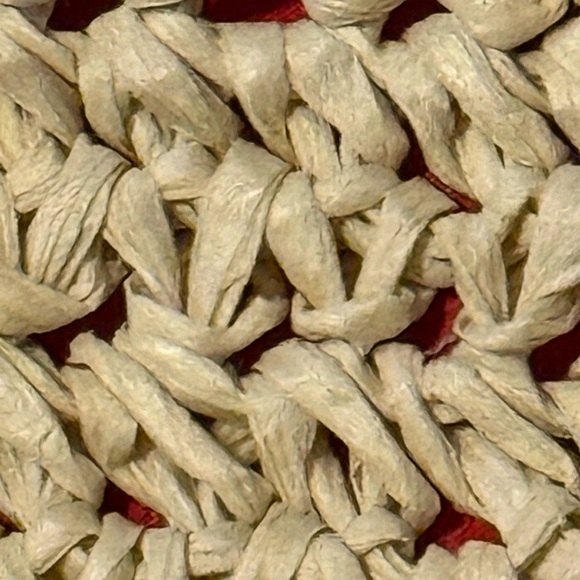 Roxy Red and Beige Tropical Crossbody Bag Vintage - Picture 8 of 12